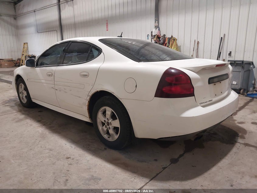 PONTIAC GRAND PRIX 2006 VIN 2G2WP582961103055