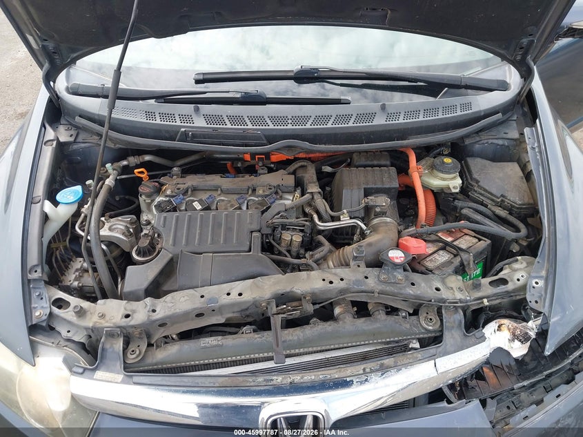 2008 HONDA CIVIC SEDAN 1.3L I-4 VVT, REGULAR , 93HP