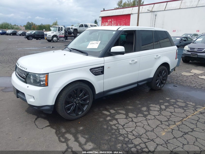 Vin: salsk2d43da777986, lot: 46497139, land rover range rover sport hse 20132