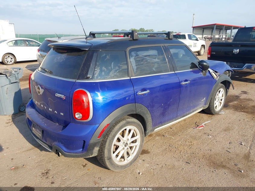 Vin: wmwzc5c57fwt37951, lot: 46497152, mini countryman cooper s 20154