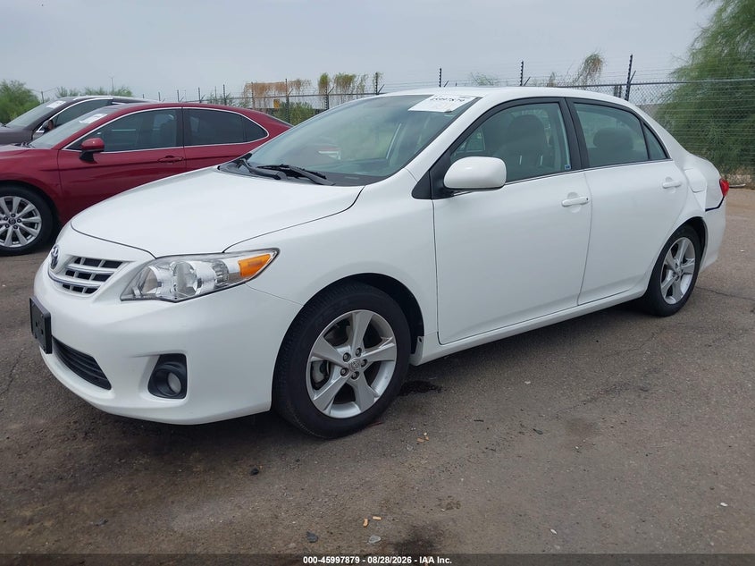 2013 Toyota Corolla, Rear, IAAI, VIN 5YFBU4EEXDP203790 — photo 2