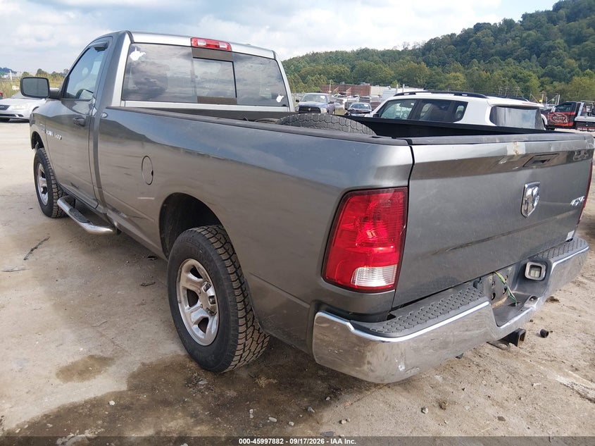 Vin: 3c6jd7dtxcg251380, lot: 46497227, ram 1500 tradesman 20123