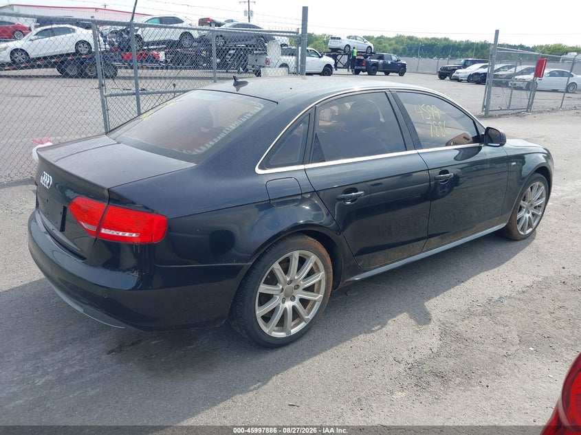 2012 AUDI A4 auction photo 4