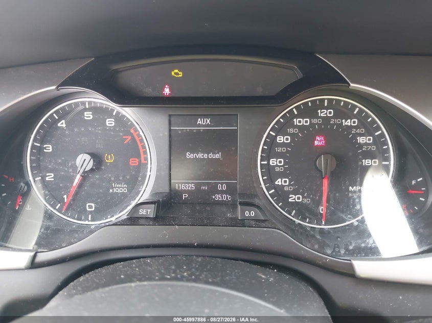2012 AUDI A4 auction photo 7