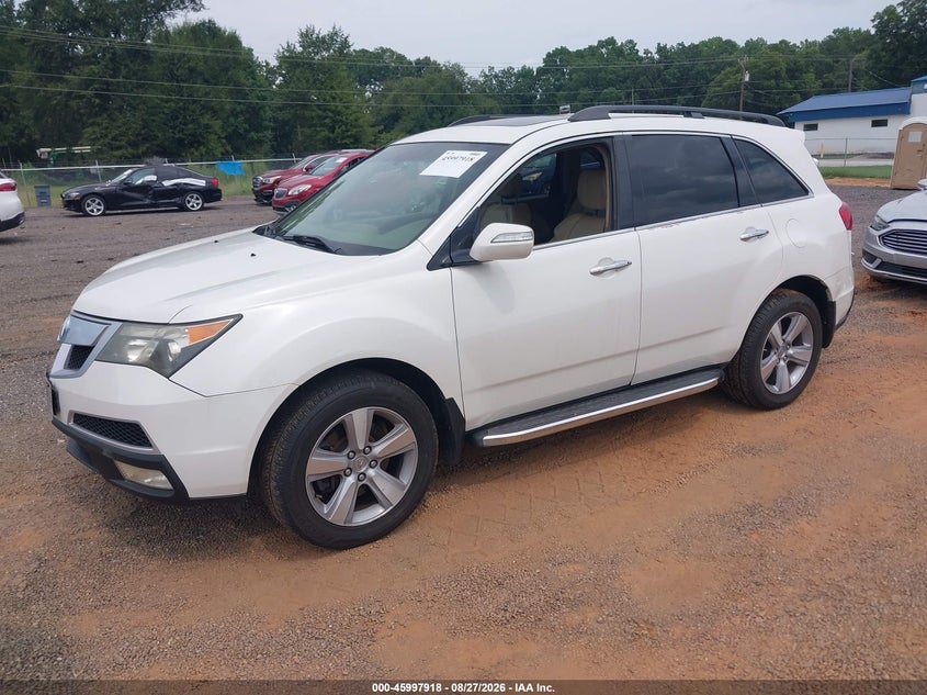 2012 Acura MDX, Обычный износ, IAAI, VIN 2HNYD2H2XCH523710 — фото 2