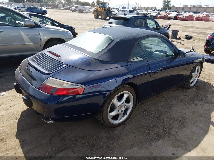 PORSCHE 911 2001 VIN WP0CA29981S654581