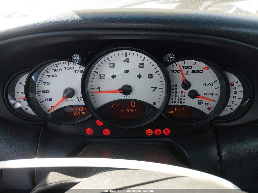 PORSCHE 911 2001 VIN WP0CA29981S654581