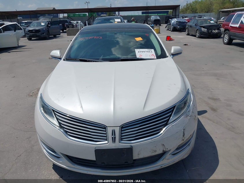 LINCOLN MKZ 2016 VIN 3LN6L2J92GR608862