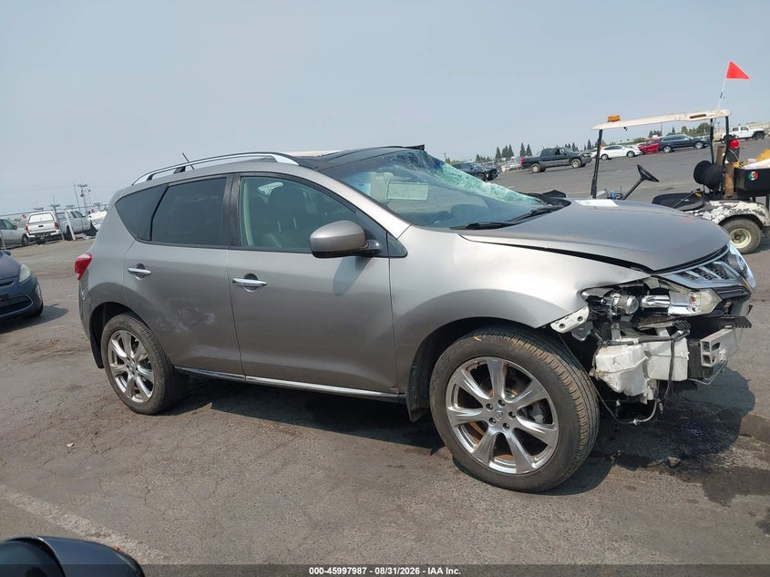 NISSAN MURANO 2012 VIN JN8AZ1MU9CW112041