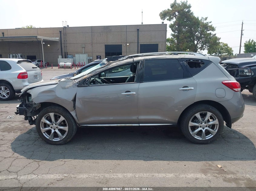 NISSAN MURANO 2012 VIN JN8AZ1MU9CW112041