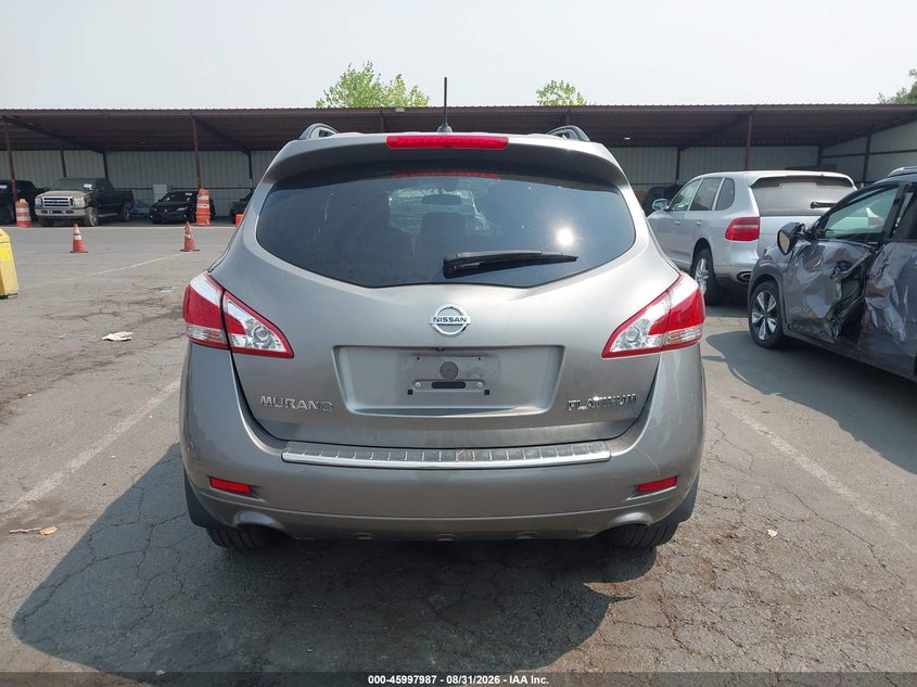NISSAN MURANO 2012 VIN JN8AZ1MU9CW112041