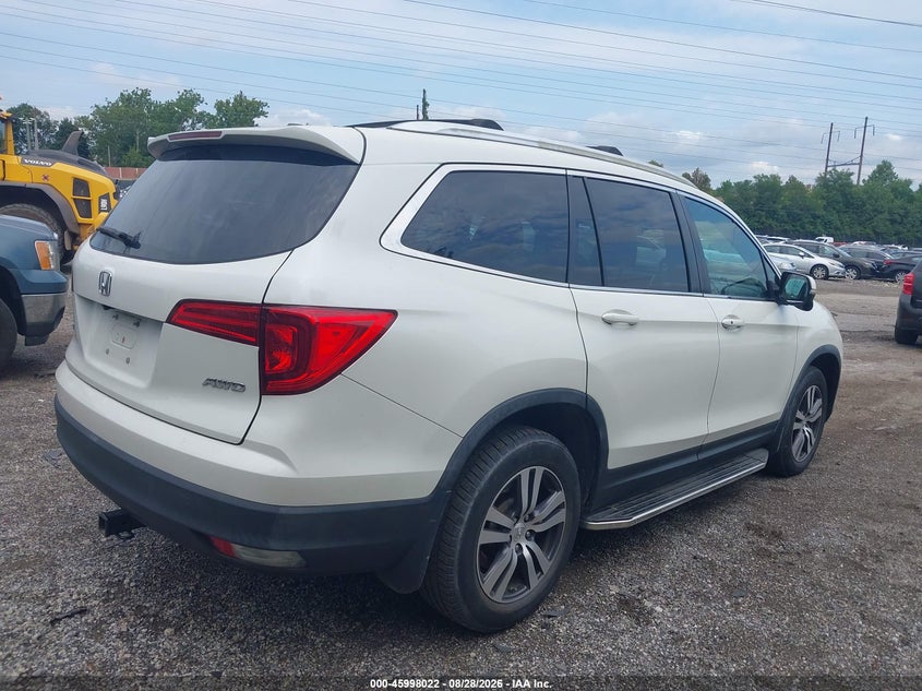 Vin: 5fnyf6h51hb061858, lot: 46497366, honda pilot ex-l 20174
