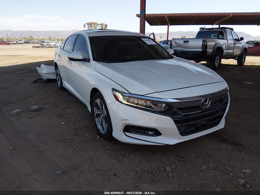2020 Honda Accord Ex-L, Rear, IAAI, VIN 1HGCV1F52LA077704