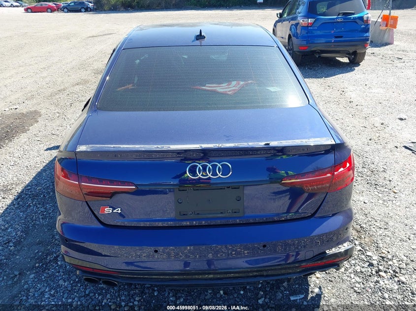 AUDI S4 2021 VIN WAUB4AF48MA015551