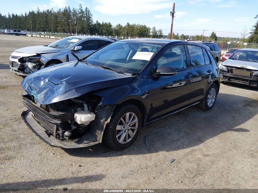 VOLKSWAGEN GOLF 2017 VIN 3VW217AU3HM052843