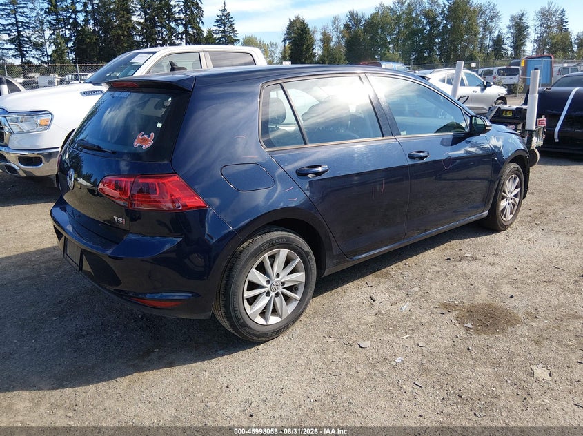 VOLKSWAGEN GOLF 2017 VIN 3VW217AU3HM052843