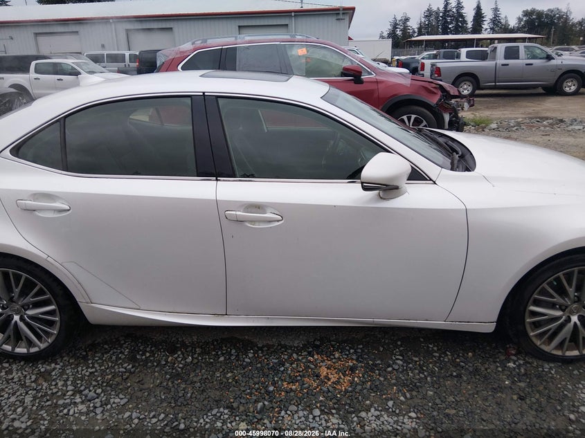 2016 LEXUS IS SEDAN 3.5L V-6 DI, DOHC, VVT, PREMIUM , 255HP