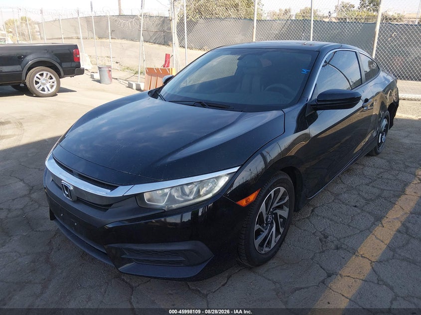 2018 Honda Civic, Левый зад, IAAI, VIN 2HGFC4B06JH308973 — фото 2