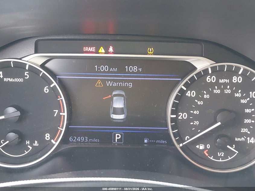 2022 NISSAN ALTIMA SEDAN 2.5L I-4 DI, DOHC, VVT, 188HP