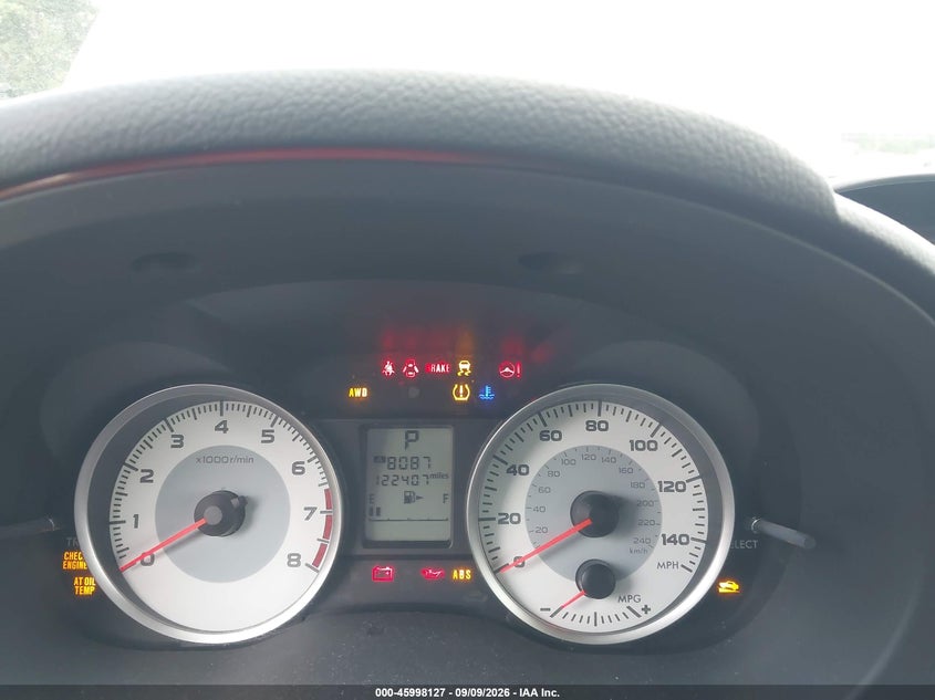 2013 SUBARU IMPREZA auction photo 7