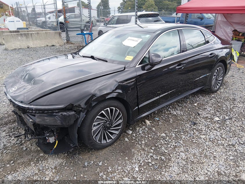 Vin: kmhl34jjxra097231, lot: 46497486, hyundai sonata hybrid sel 20242