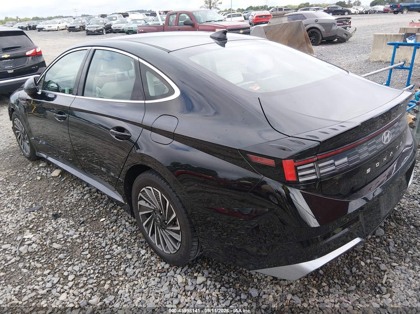 Vin: kmhl34jjxra097231, lot: 46497486, hyundai sonata hybrid sel 20243