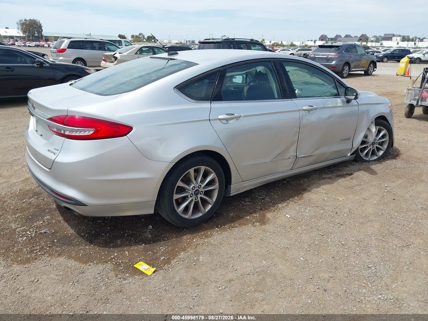 2017 FORD FUSION HYBRID auction photo 4