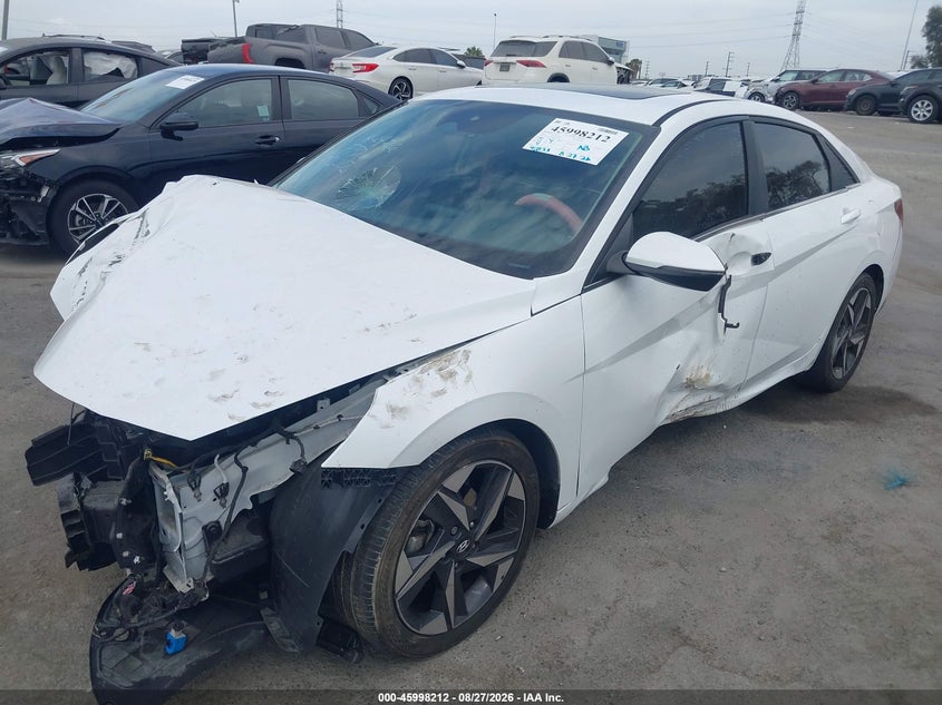 2021 HYUNDAI ELANTRA auction photo 2