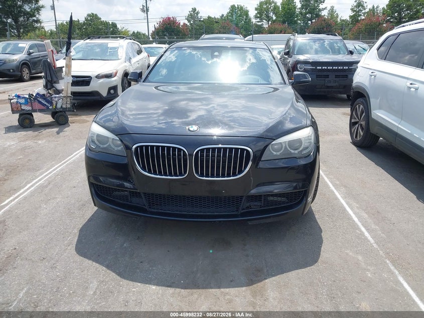 BMW 750LI 2013 VIN WBAYF8C58DDE59024