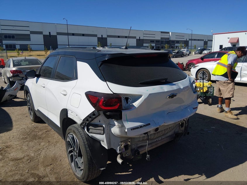 Vin: kl79mtsl9rb143564, lot: 46497602, chevrolet trailblazer fwd rs 20243