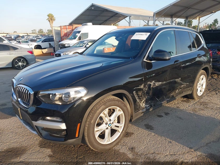 2019 BMW X3, Left Side, IAAI, VIN 5UXTR7C58KLR44826 — photo 2