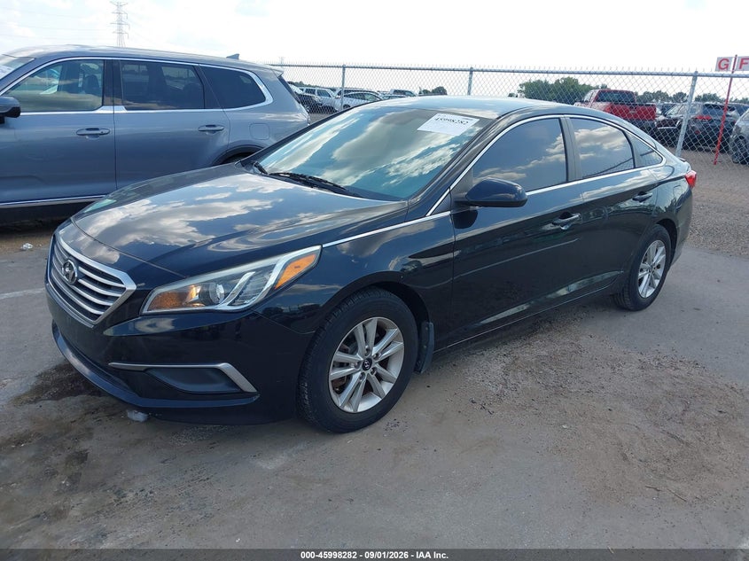Vin: 5npe24af9gh427555, lot: 46497627, hyundai sonata se 20162