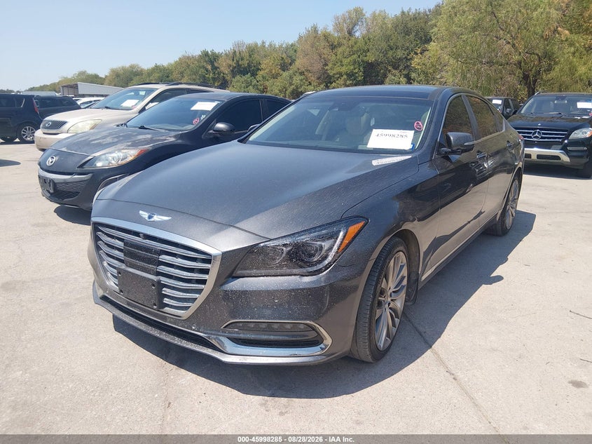 GENESIS G80 2018 VIN KMHGN4JF2JU266314
