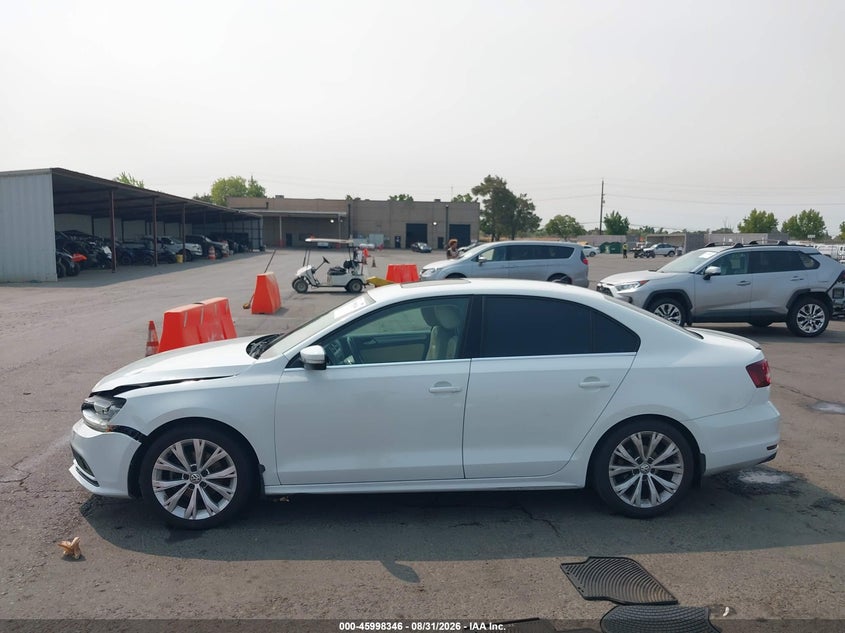 2017 VOLKSWAGEN JETTA SEDAN 1.4L I-4 DI, DOHC, VVT, TURBO, 150HP