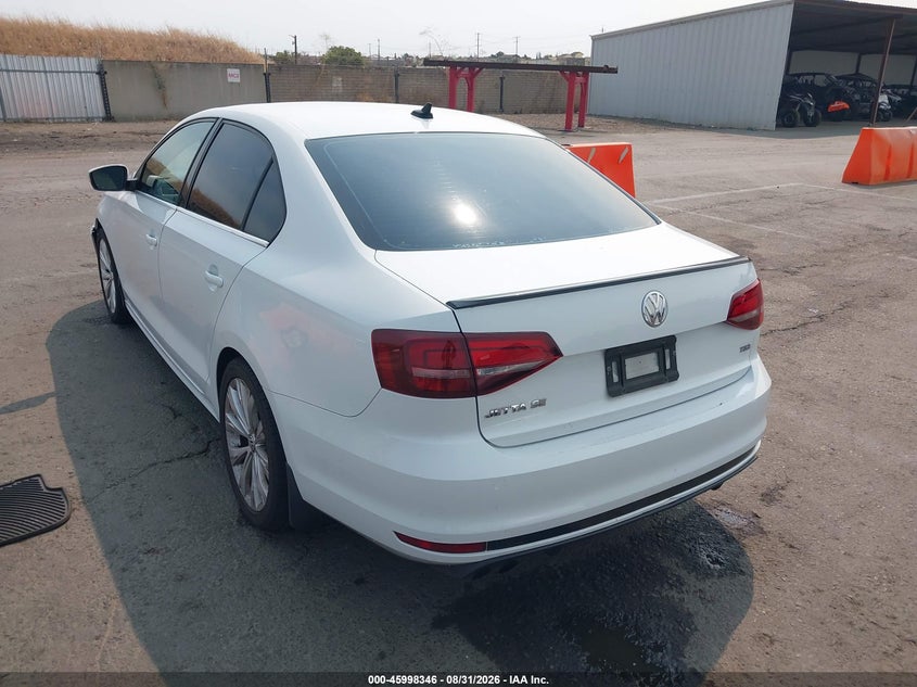 2017 VOLKSWAGEN JETTA SEDAN 1.4L I-4 DI, DOHC, VVT, TURBO, 150HP
