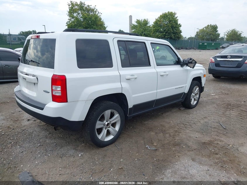 Vin: 1c4njrfb9gd587303, lot: 46497712, jeep patriot latitude 20164
