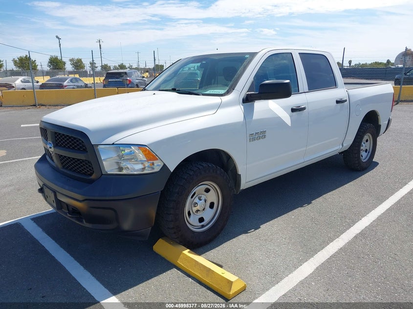 Vin: 1c6rr7kg2js286513, lot: 46497722, ram 1500 tradesman  4x4 5'7 box 20182