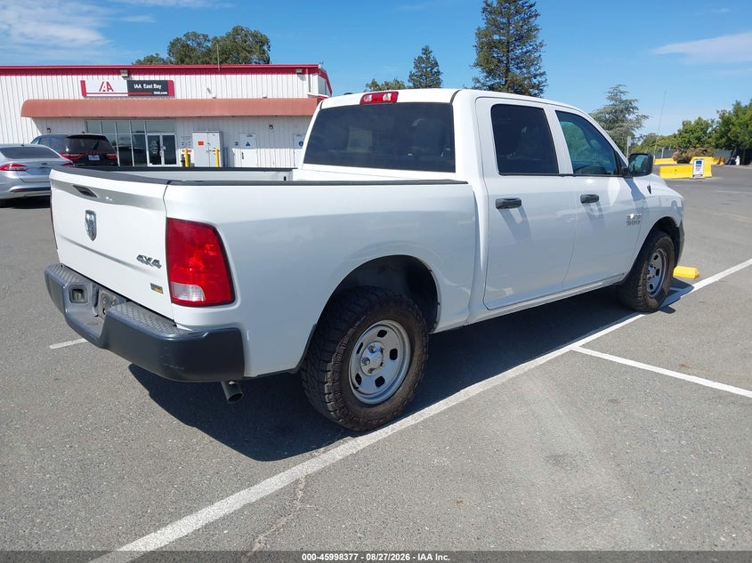 Vin: 1c6rr7kg2js286513, lot: 46497722, ram 1500 tradesman  4x4 5'7 box 20184