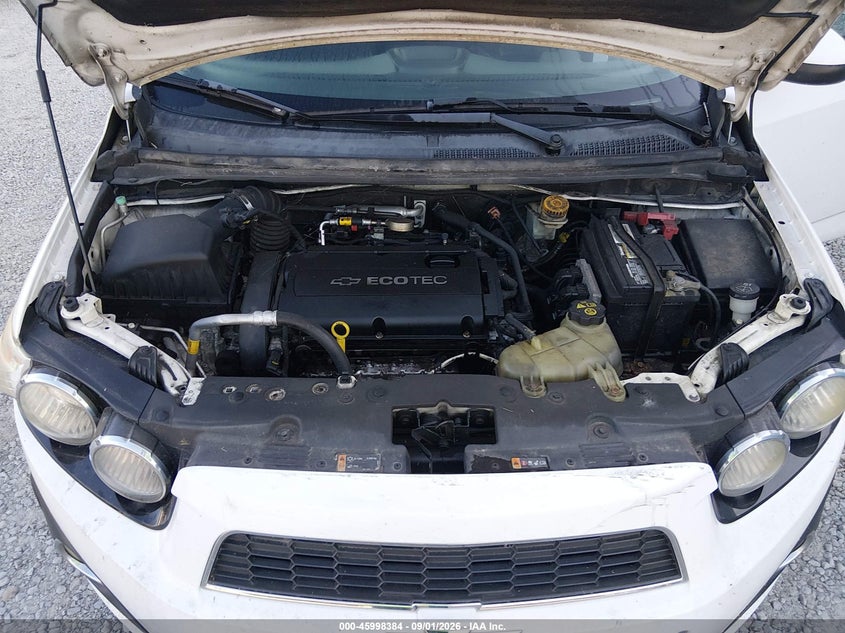 CHEVROLET SONIC 2012 VIN 1G1JC5SH8C4158457