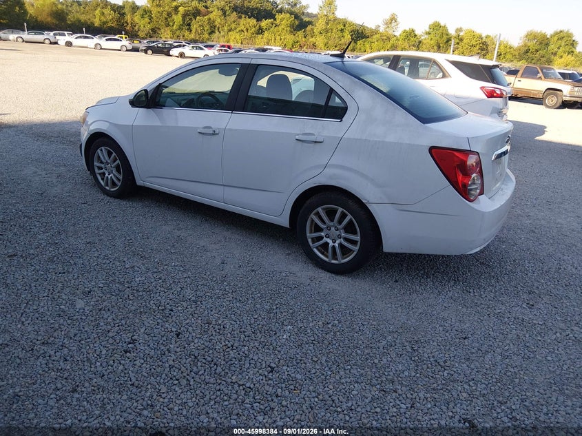 CHEVROLET SONIC 2012 VIN 1G1JC5SH8C4158457