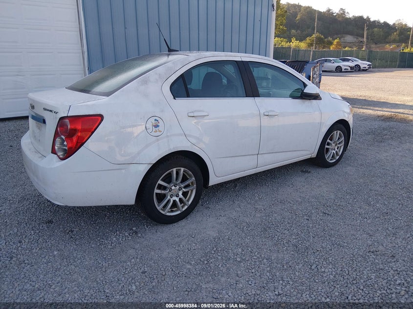 CHEVROLET SONIC 2012 VIN 1G1JC5SH8C4158457