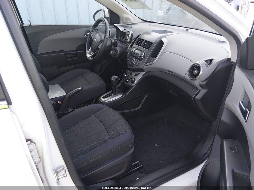 CHEVROLET SONIC 2012 VIN 1G1JC5SH8C4158457