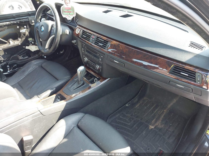 BMW 335I 2009 VIN WBAPM77579NL86619