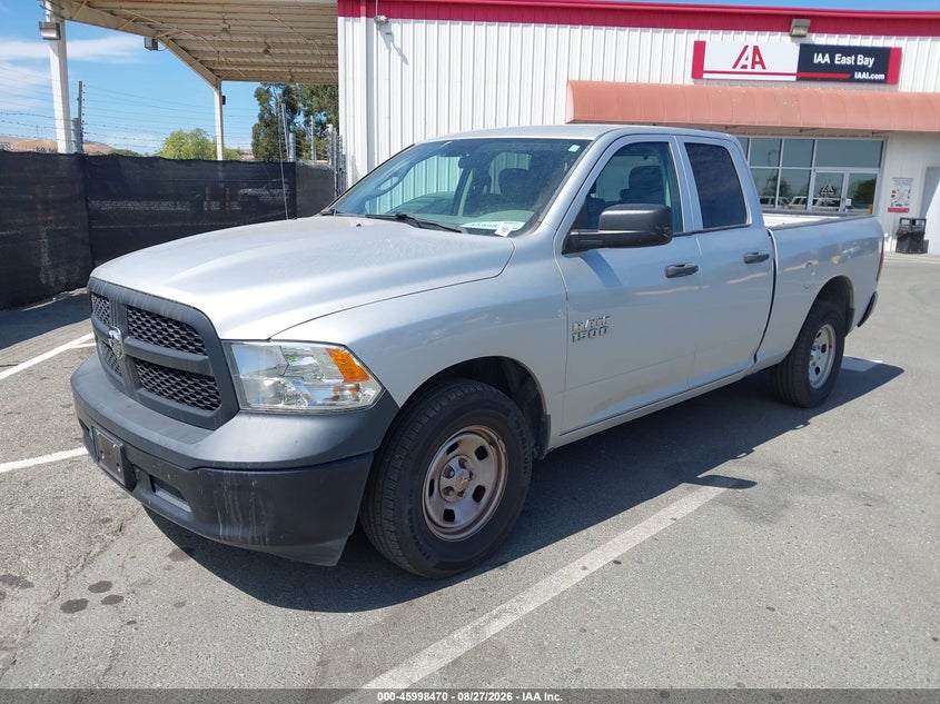 Vin: 1c6rr6fg5js117896, lot: 46497815, ram 1500 tradesman  4x2 6'4 box 20182
