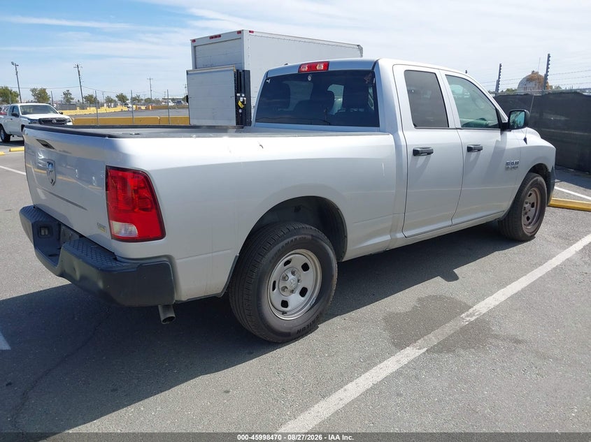 Vin: 1c6rr6fg5js117896, lot: 46497815, ram 1500 tradesman  4x2 6'4 box 20184