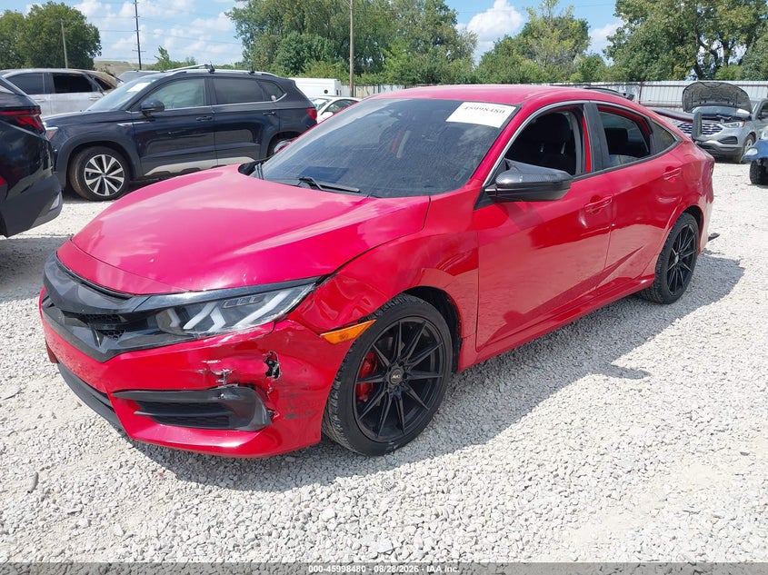 2018 Honda Civic, Front End, IAAI, VIN 2HGFC2F55JH609941 — photo 2