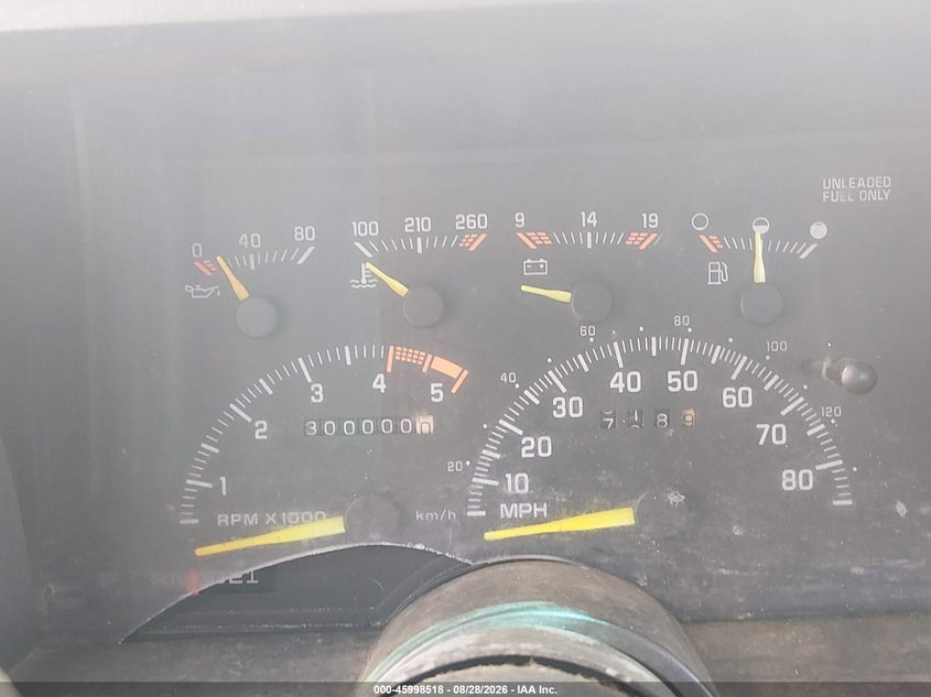 GMC SIERRA 1994 VIN 1GTDC14K4RZ520219