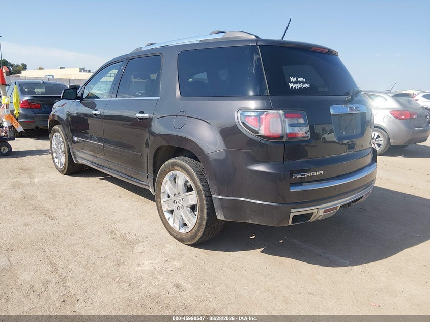 Vin: 1gkkvtkd2gj180246, lot: 46497892, gmc acadia denali 20163