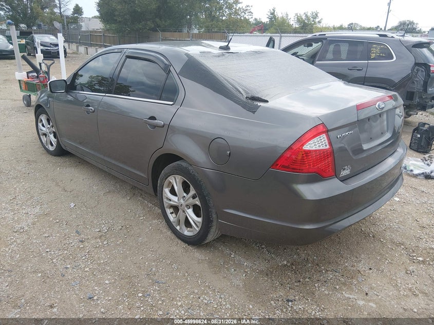 Vin: 3fahp0ha1cr430318, lot: 46497969, ford fusion se 20123