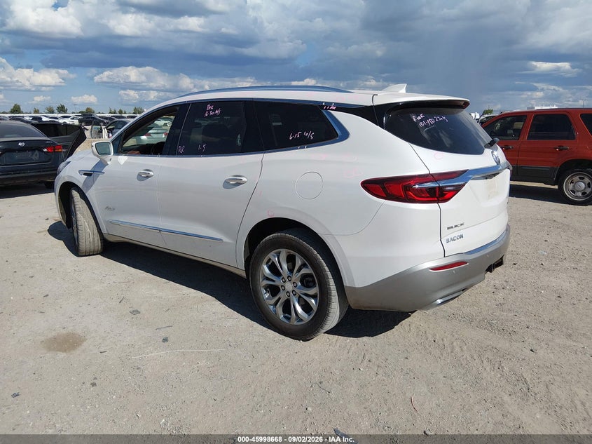 Vin: 5gaevckwxjj269260, lot: 46498013, buick enclave avenir 20183